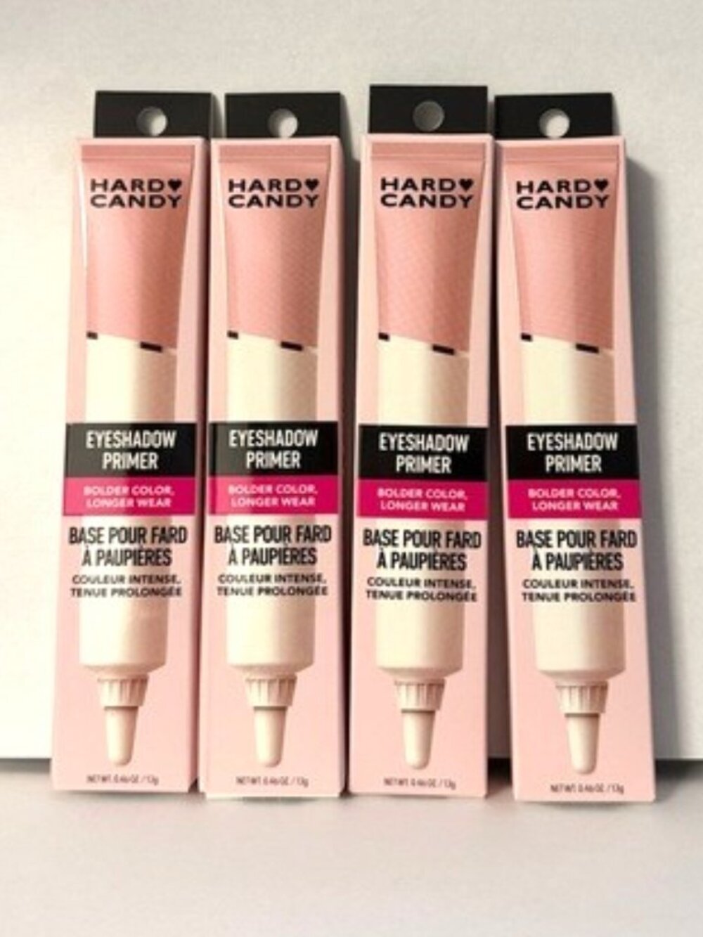 Hard Candy Pink Eyeshadow Primer Tubes - Soft Pink Packaging (lot of 4)